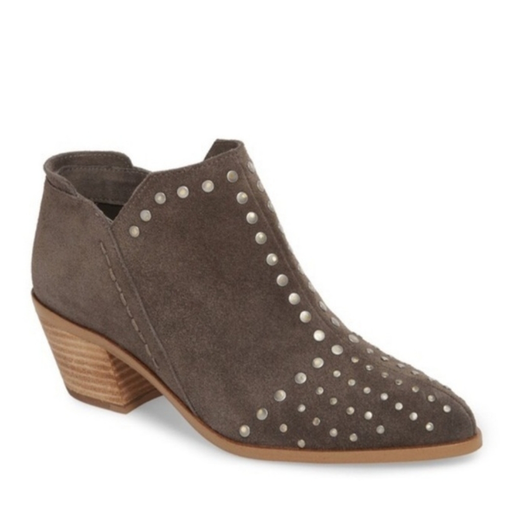 1. State Loka Studded Boot Bootie Shoe Size 7.5 Charcoal Grey